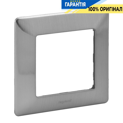 Рамка 1-ая, Legrand Valena Life 754151, сталь