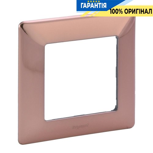 Рамка 1-ая, Legrand Valena Life 754161, медь