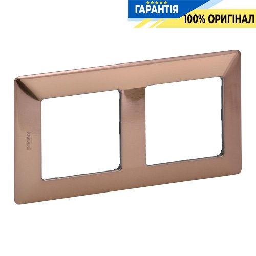 Рамка 2-ая, Legrand Valena Life 754162, медь