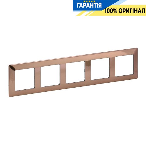 Рамка 5-ая, Legrand Valena Life 754165, медь