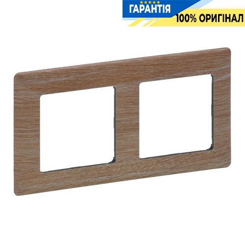 Рамка 2-а, Legrand Valena Life 754182, світле дерево