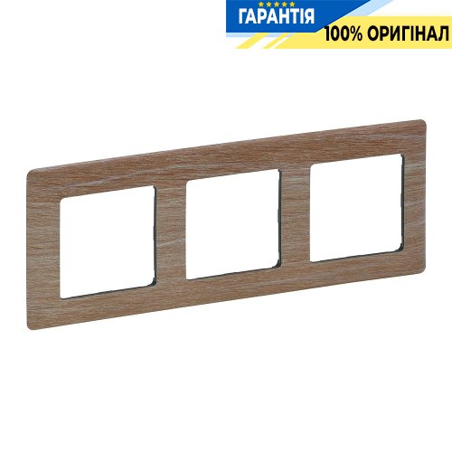 Рамка 3-ая, Legrand Valena Life 754183, светлое дерево