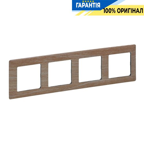 Рамка 4-ая, Legrand Valena Life 754184, светлое дерево
