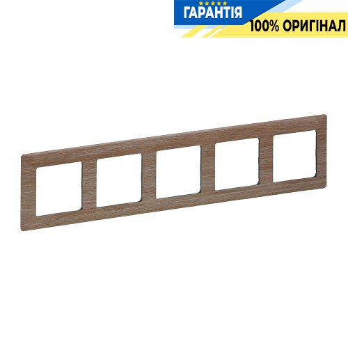 Рамка 5-а, Legrand Valena Life 754185, світле дерево