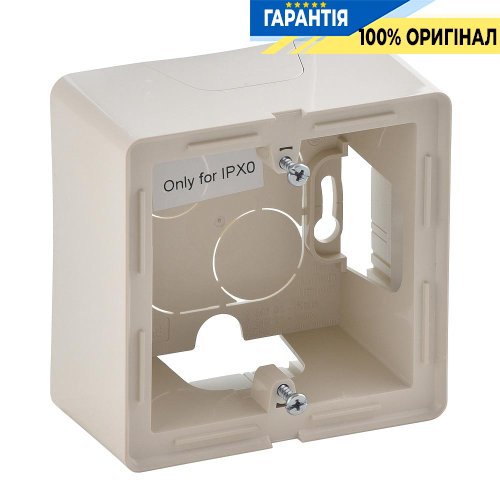 Коробка для накладного монтажа 1-а, Legrand Valena Life 754201, слоновая кость