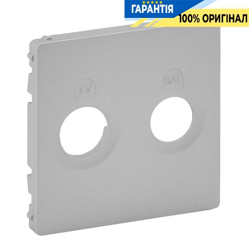 Лицьова панель розетки TV-SAT, Legrand Valena Life 754822, алюміній