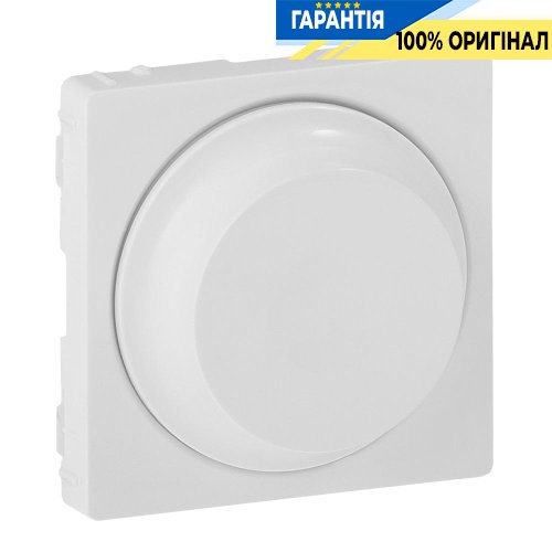 Лицьова панель світлорегулятора поворотного, Legrand Valena Life 754880, білий