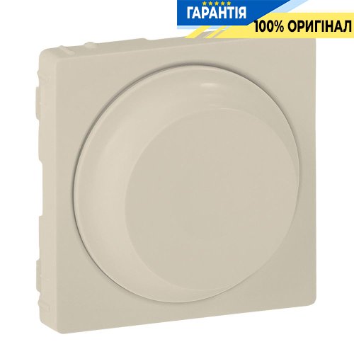 Лицевая панель светорегулятора поворотного, Legrand Valena Life 754881, слоновая кость