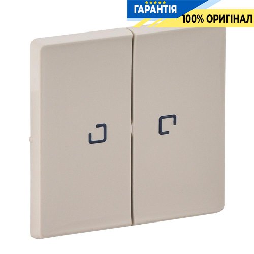 Клавіші для 2-кл вимикача з підсвічуванням, Legrand Valena Life 755221, слонова кістка