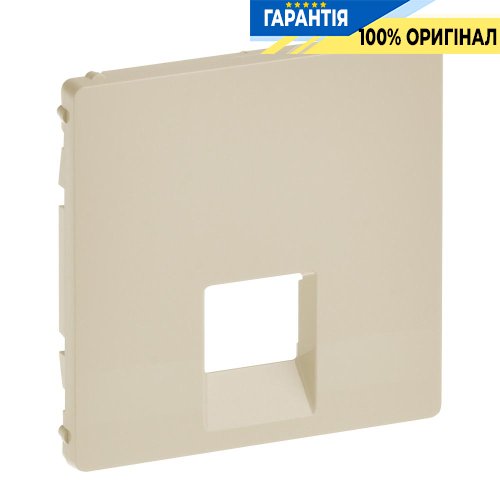 Лицевая панель для розетки RJ45/RJ11, Legrand Valena Life 755411, слоновая кость