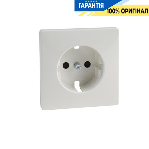 Накладка розетки с з/к и шторками Merten SD MTN2330-4019 полярно-белый