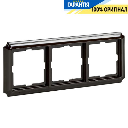 Рамка 3-а Merten MTN4030-4715 Antik Коричневий