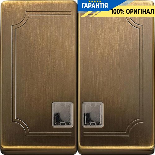 Клавіша 2-а з підсвічуванням Merten SD MTN413543 антична латунь