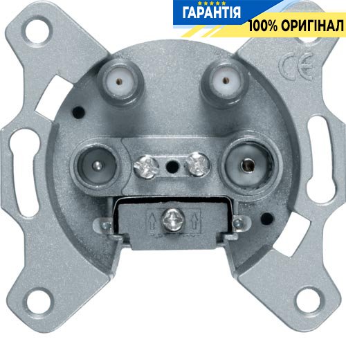 Розетка антенна, 4-виходи, окрема Berker, 459410