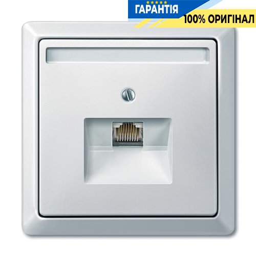 Панель розеток RJ45, 1-а Merten SD MTN291819 полярно-білий