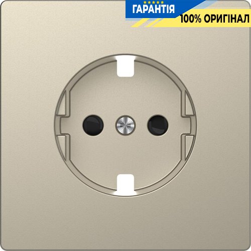 Центральна панель D-Life для розетки зі шторками «Сахара» Merten MTN2330-6033