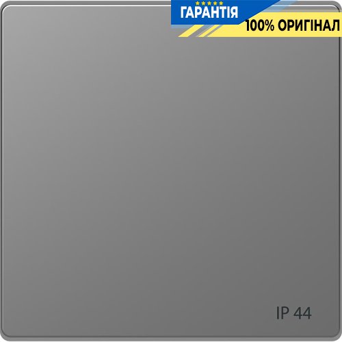 Клавиша D-Life 1-а IP 44 «Нержавеющая сталь» Merten MTN3304-6036