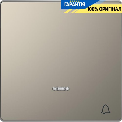 Клавіша D-Life для LED дзвінок «Нікель» Merten MTN3325-6050