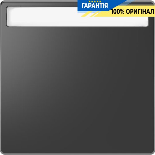 Клавиша 1-а с полем для надписи D-Life «Антрацит» Merten MTN3360-6034