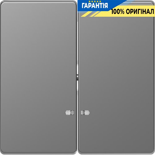 Клавиша 2-а D-Life для LED «Нержавеющая сталь» Merten MTN3420-6036