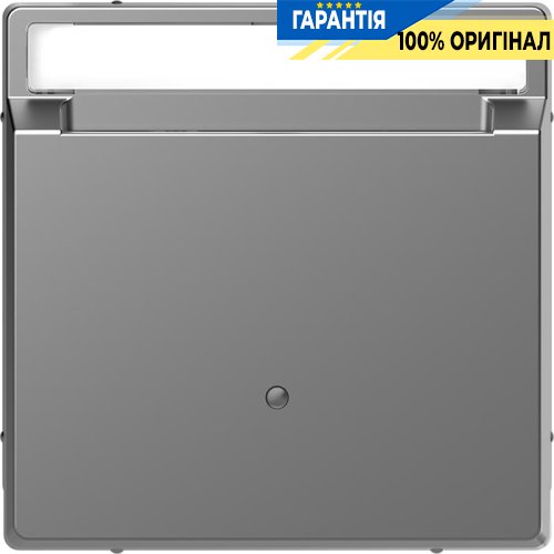 Выключатель с ключ-картой D-Life «Нержавеющая сталь» Merten MTN3854-6036