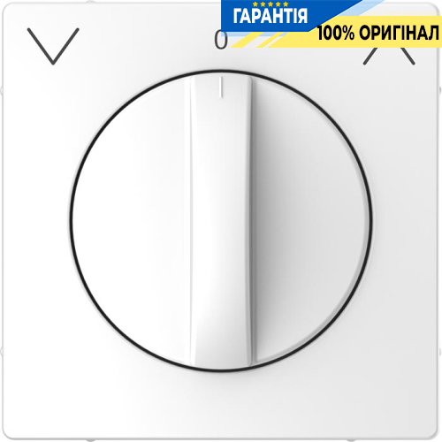 Накладка для поворотного механизма роллет D-Life «Белый лотос» Merten MTN3875-6035