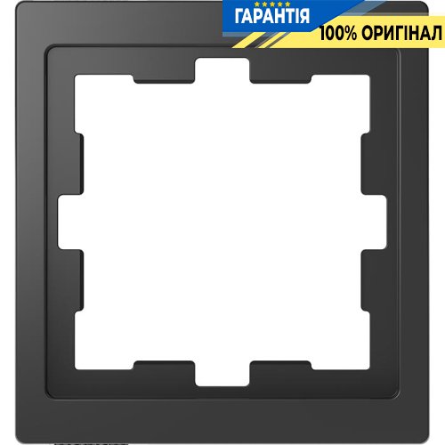 Рамка 1-постовая D-Life «Антрацит», Merten MTN4010-6534