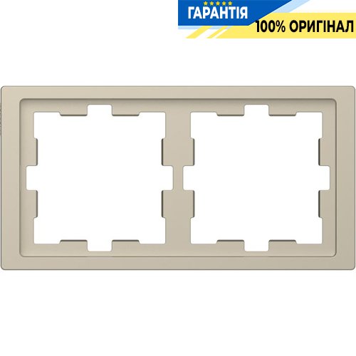 Рамка 2-постовая D-Life «Сахара», Merten MTN4020-6533