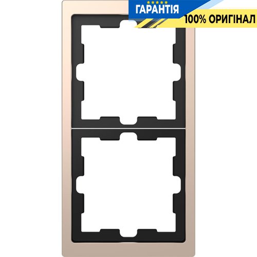 Рамка 2-а D-Life «Шампань», Merten MTN4020-6551