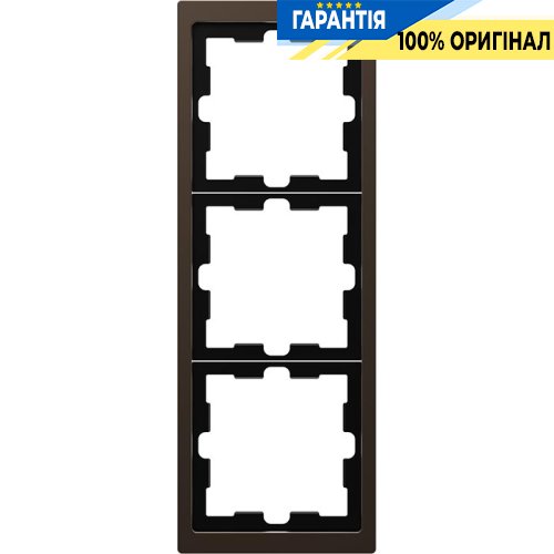 Рамка 3-а D-Life «Мокко», Merten MTN4030-6552