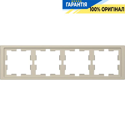 Рамка 4-постовая D-Life «Сахара», Merten MTN4040-6533