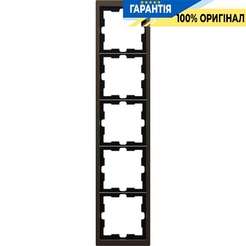 Рамка 5-постова D-Life «Мокко», Merten MTN4050-6552