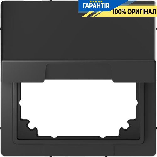 Адаптер с крышкой System M в D-Life «Антрацит» Merten MTN4081-6034