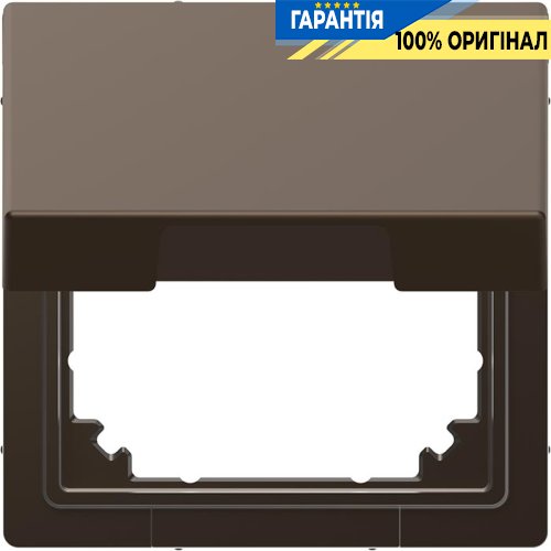 Адаптер з кришкою System M в D-Life «Мокко» Merten MTN4081-6052