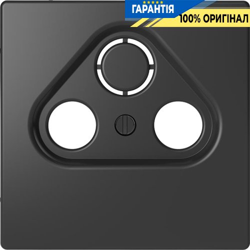 Центральна панель D-Life для TV розетки «Антрацит» Merten MTN4123-6034