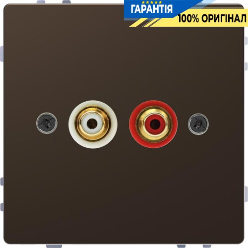 Аудіороз'єм з мод. тюльпан D-Life «Мокко» Merten MTN4350-6052