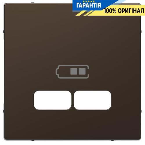 Центральная панель D-Life для USB «Мокко» Merten MTN4367-6052