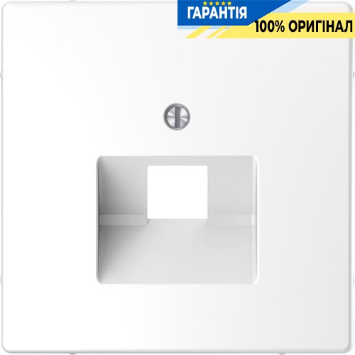 Центральна панель D-Life для 1-ї RJ45 «Білий лотос» Merten MTN4521-6035