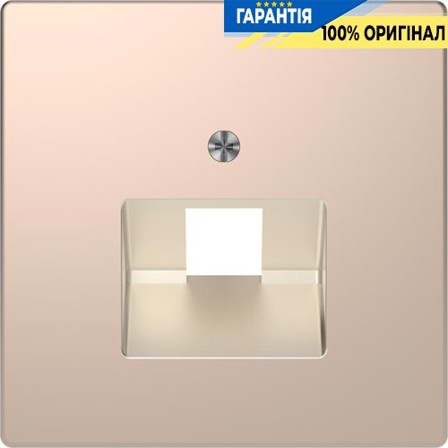 Центральна панель D-Life для 1-ї RJ45 «Шампань» Merten MTN4521-6051