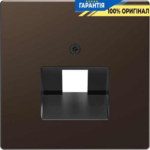 Центральная панель D-Life для 1-й RJ45 «Мокко» Merten MTN4521-6052
