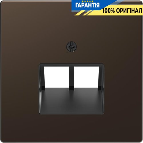 Центральная панель D-Life для 2*RJ45 «Мокко» Merten MTN4522-6052