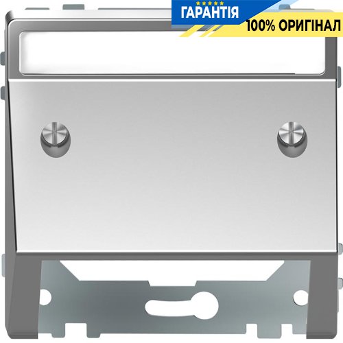 Центральная панель D-Life с наклоном «Нержавеющая сталь» Merten MTN4540-6036