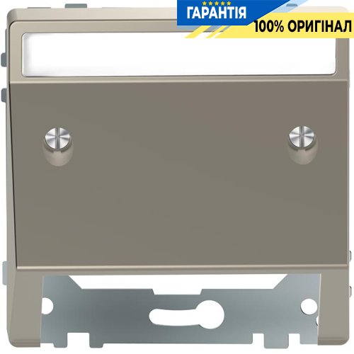 Центральна панель D-Life з нахилом «Нікель» Merten MTN4540-6050