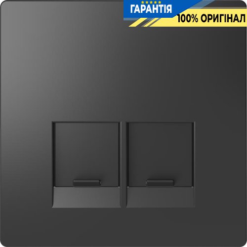 Центральная панель D-Life для 2-мод. роз. «Антрацит» Merten MTN4572-6034