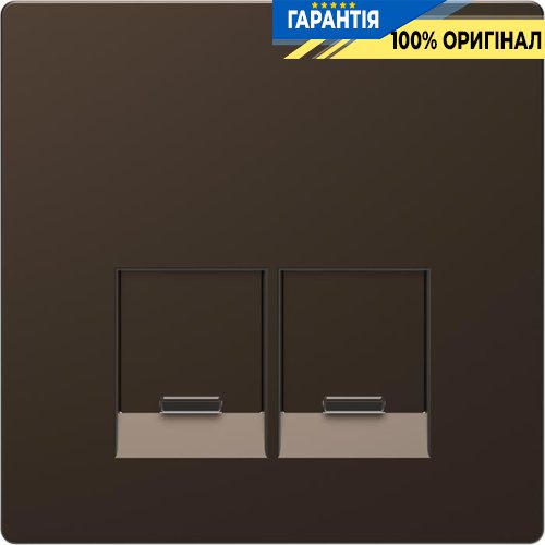Центральная панель D-Life для 2-мод. роз. «Мокко» Merten MTN4572-6052