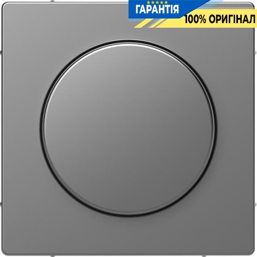 Центральна панель D-Life для поворотного димера «Нержавіюча сталь» Merten MTN5250-6036