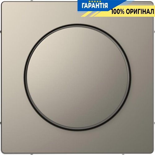 Центральная панель D-Life для поворотного диммера «Никель» Merten MTN5250-6050