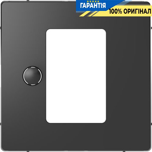Центральна панель D-Life для сенсорного терморегулятора «Антрацит» Merten MTN5775-6034