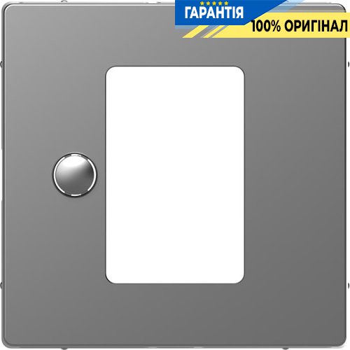 Центральная панель D-Life для сенсорного терморегулятора «Нержавеющая сталь» Merten MTN5775-6036