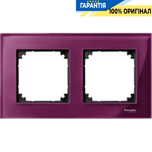 Рамка стекло M-Elegance 2-я., «Рубин», Merten MTN4020-3206